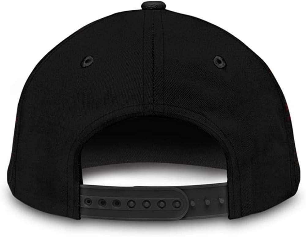 Skull Star Electrical Circuit Red 3D Printed Unisex Hat Classic Cap, Snapback Cap, Baseball Cap Trucker Hats Custom Hats Gifts For Men & Women
