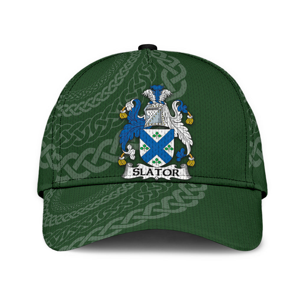 Slator Coat Of Arms - Irish Family Crest St Patrick's Day Hat Classic Cap Trucker Hats Custom Hats Gifts For Men & Women