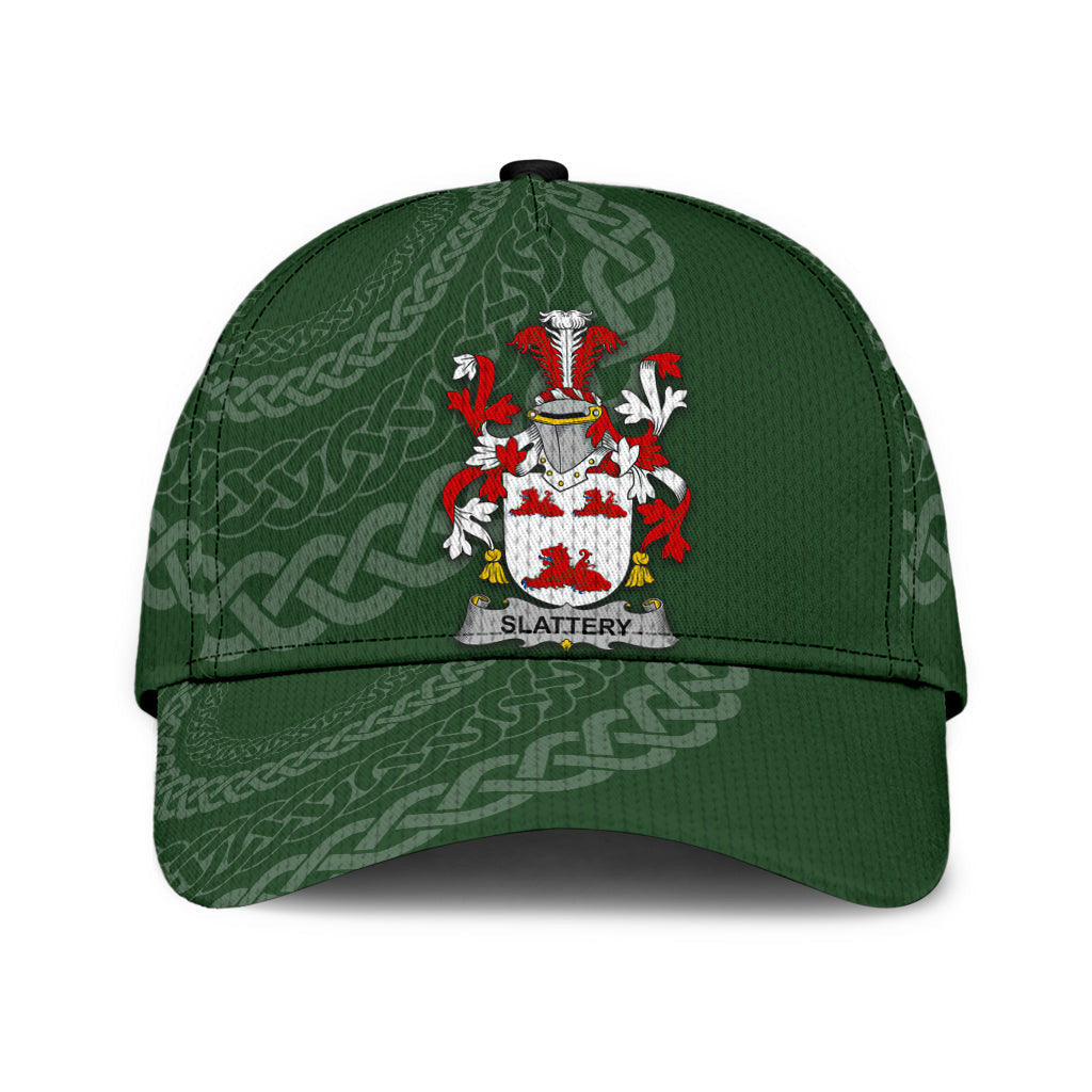 Slattery Coat Of Arms - Irish Family Crest St Patrick's Day Hat Classic Cap Trucker Hats Custom Hats Gifts For Men & Women