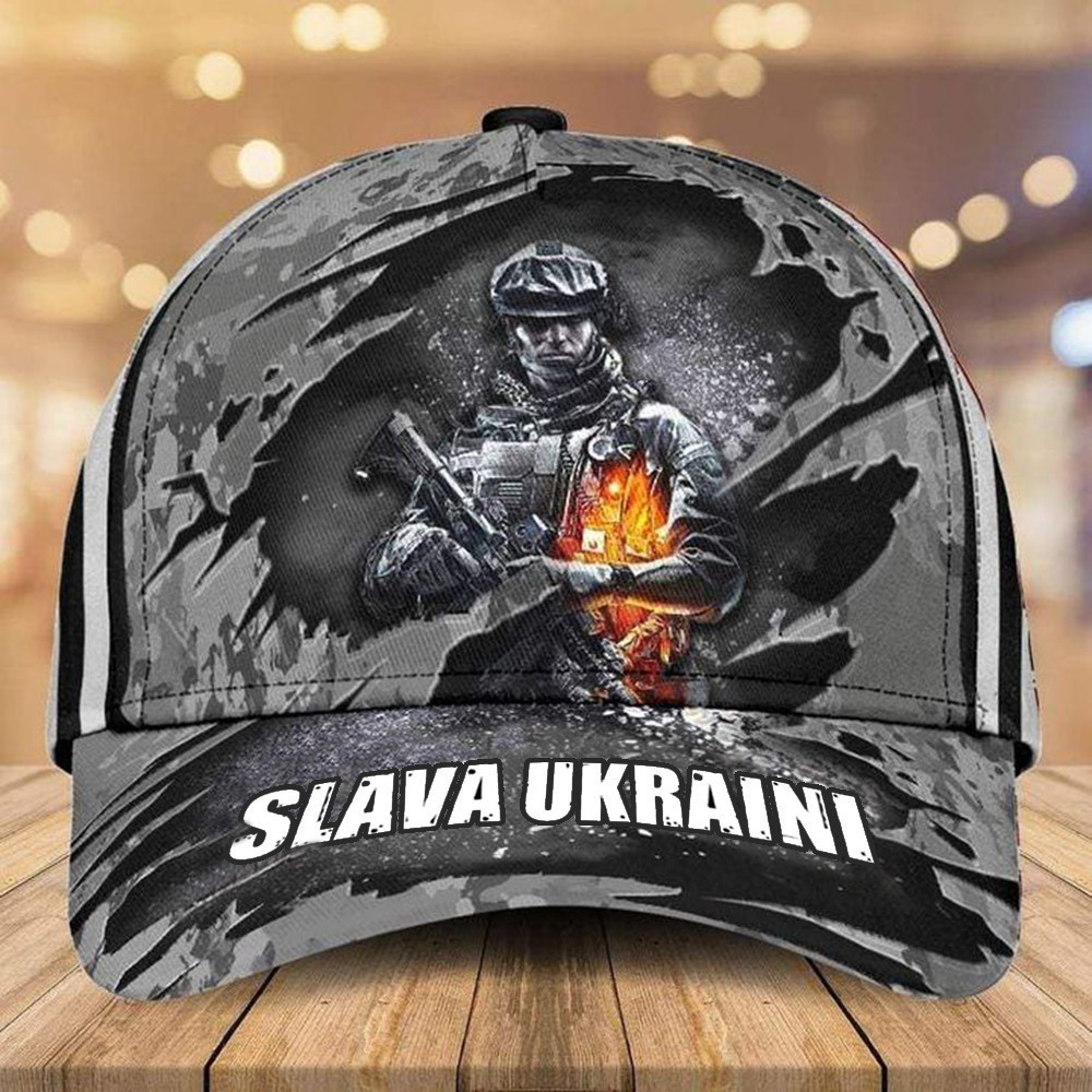 Slava Ukraini Veteran Hat Vintage Retro Stand With Ukraine Merch Hat Classic Cap Trucker Hats Custom Hats Gifts For Men & Women