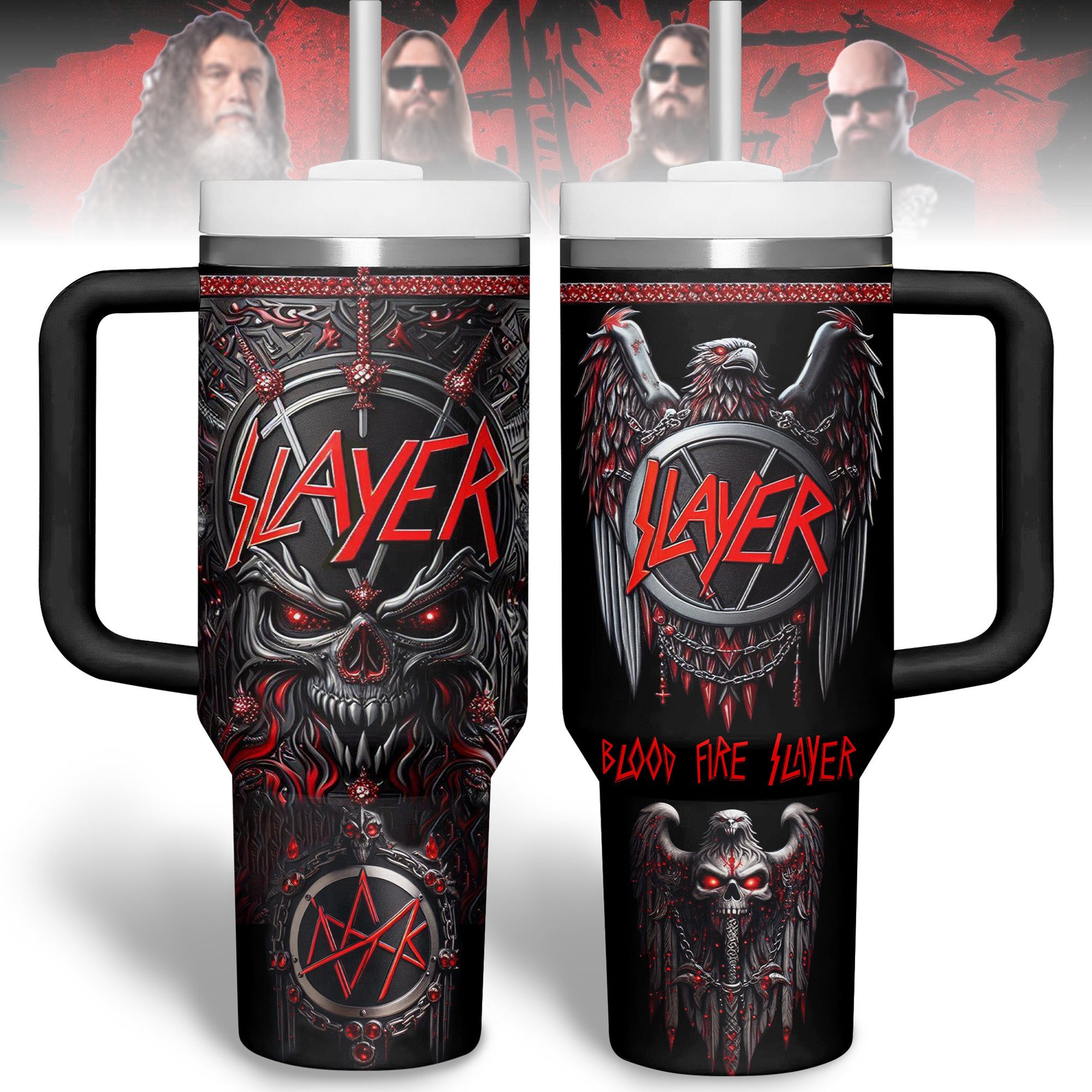 Slayer Music Custom Stanley Cup 40 oz 30 oz Tumbler With HandleTVC2301178