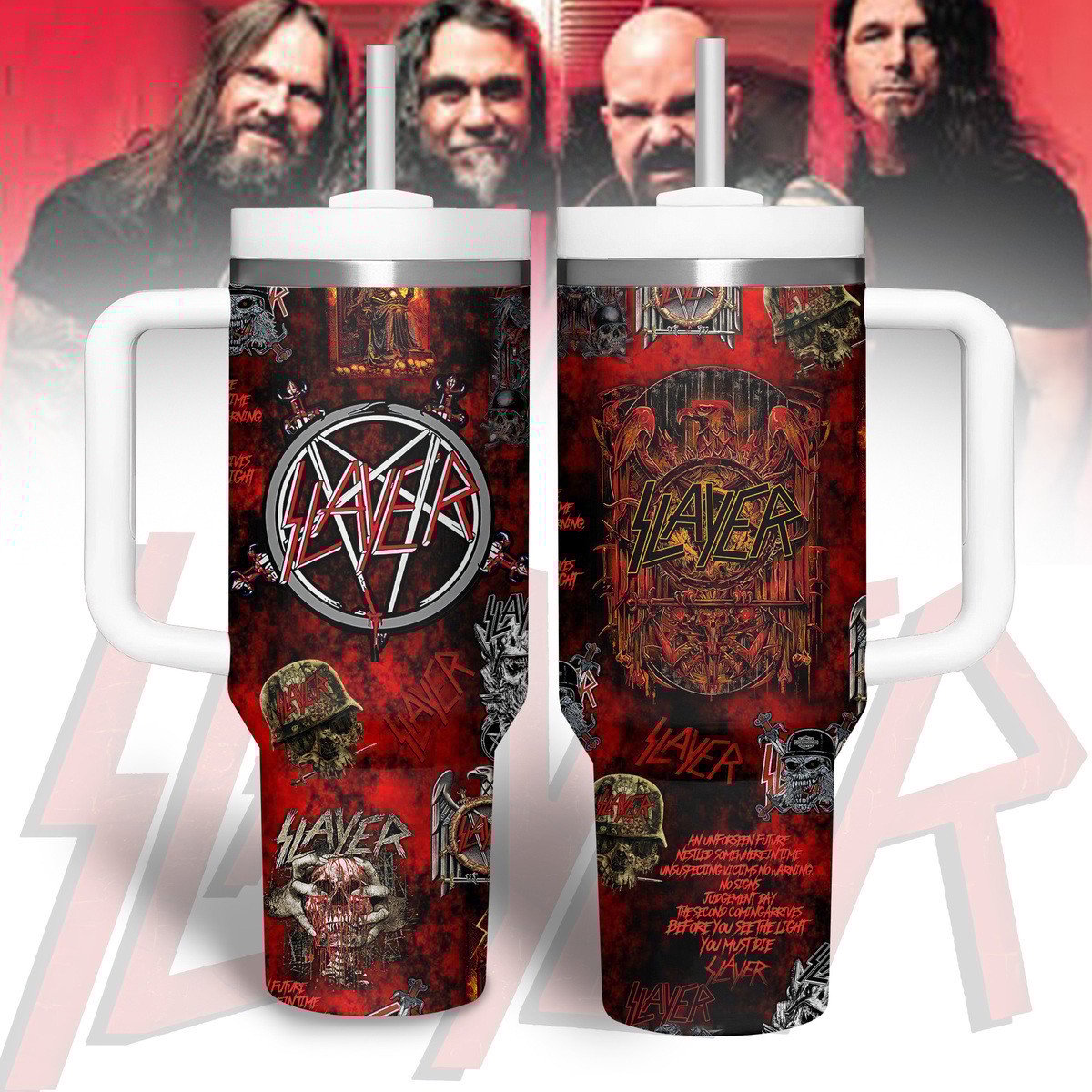 Slayer Music Custom Stanley Cup 40 oz 30 oz Tumbler With HandleTVC2301513