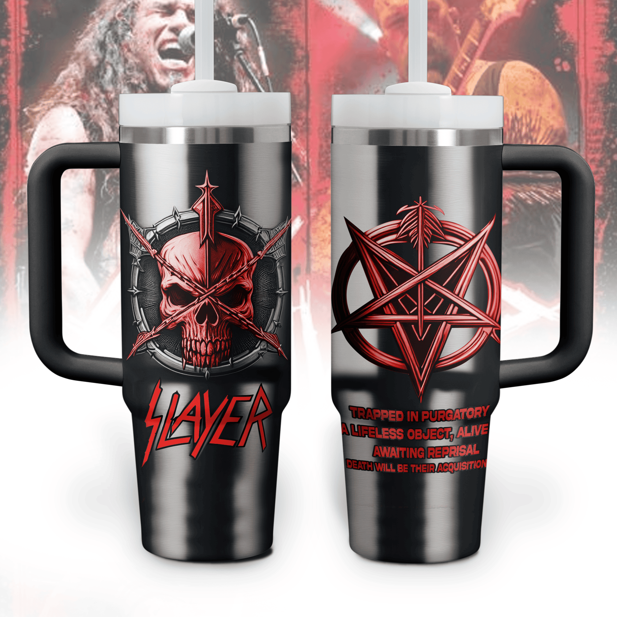 Slayer Music Custom Stanley Cup 40 oz 30 oz Tumbler With HandleTVC2301770