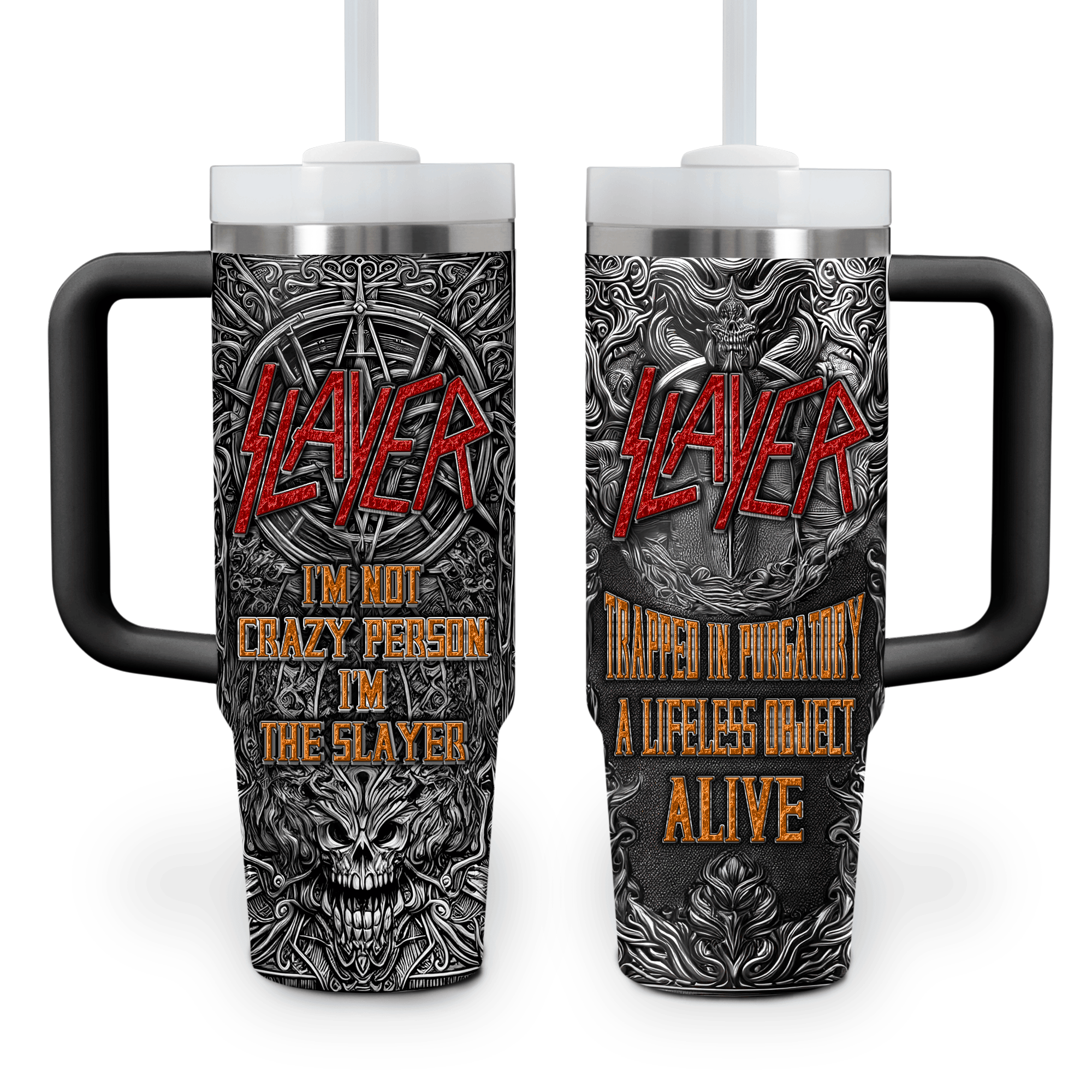 Slayer Music Custom Stanley Cup 40 oz 30 oz Tumbler With HandleTVC2301770 - Image 2