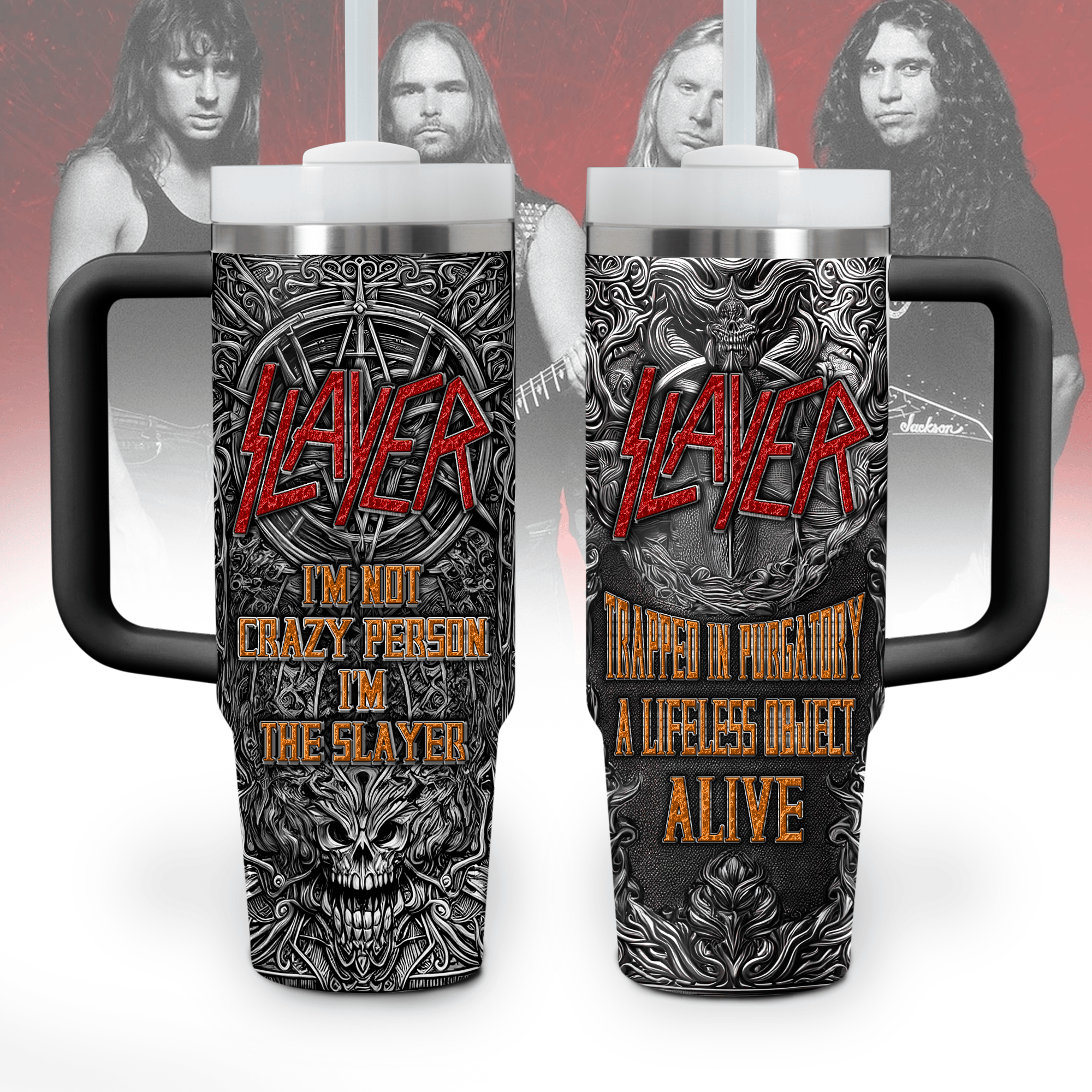 Slayer MusicCustom Stanley Cup 40 oz 30 oz Tumbler With HandleTVC2301527