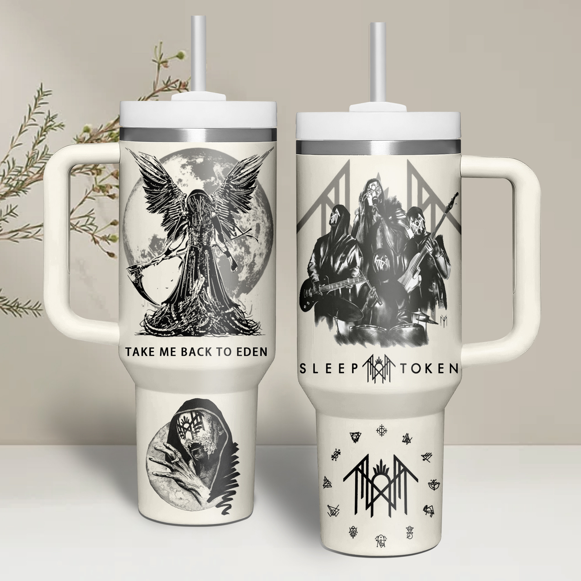 Sleep Token Music Custom Stanley Cup 40 oz 30 oz Tumbler With HandleTVC2301264