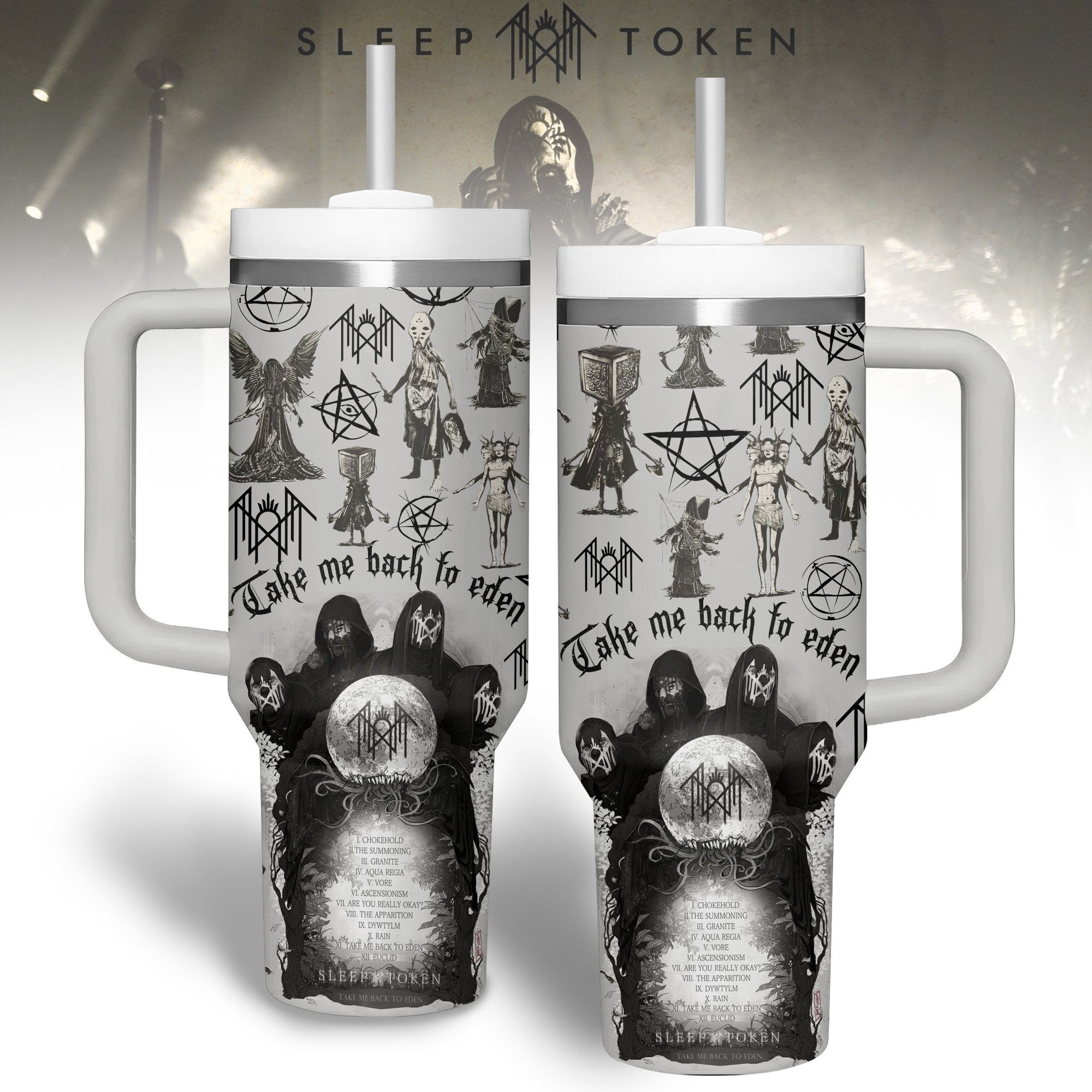 Sleep Token Music Custom Stanley Cup 40 oz 30 oz Tumbler With HandleTVC2301741