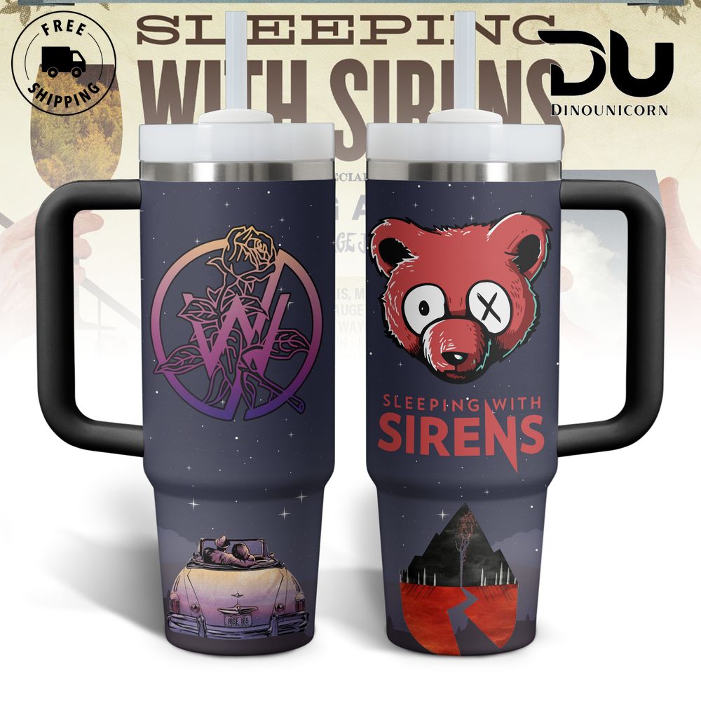 Sleeping With Sirens Music Custom Stanley Cup 40 oz 30 oz Tumbler With HandleTVC2301710
