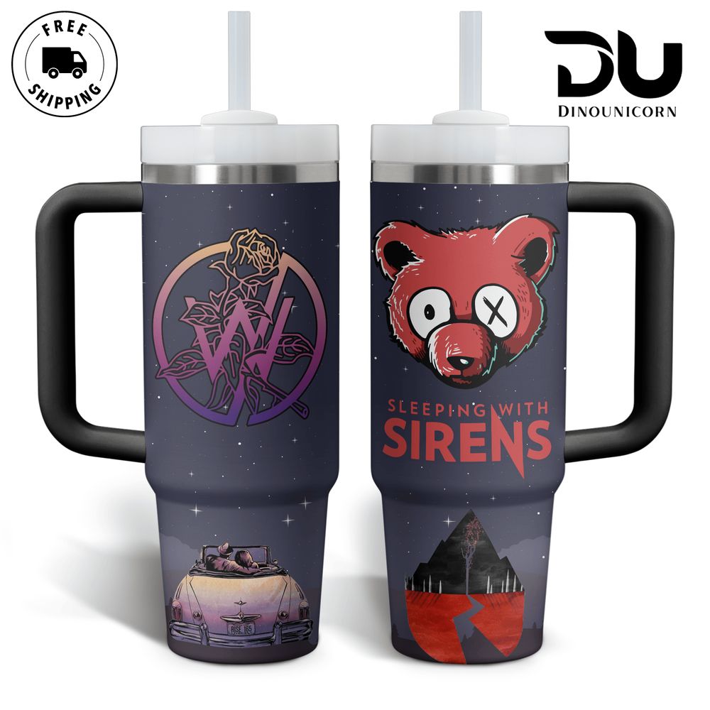 Sleeping With Sirens Music Custom Stanley Cup 40 oz 30 oz Tumbler With HandleTVC2301710 - Image 2