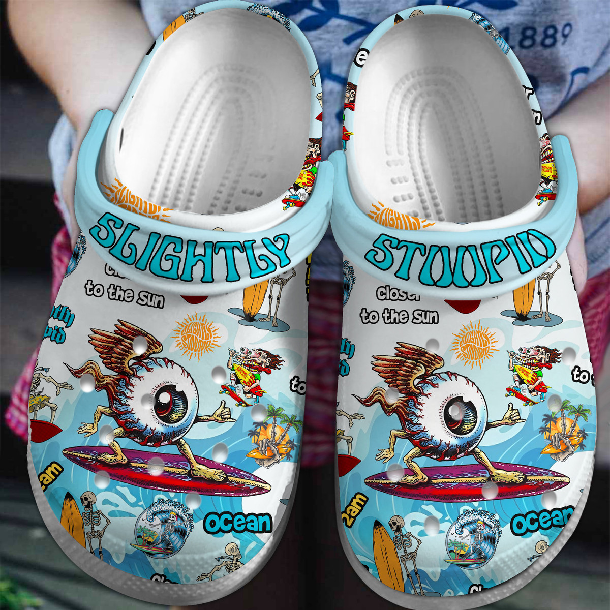 Slightly Stoopid Music Crocs Crocband Clogs Shoes Comfortable For Men Women and Kids