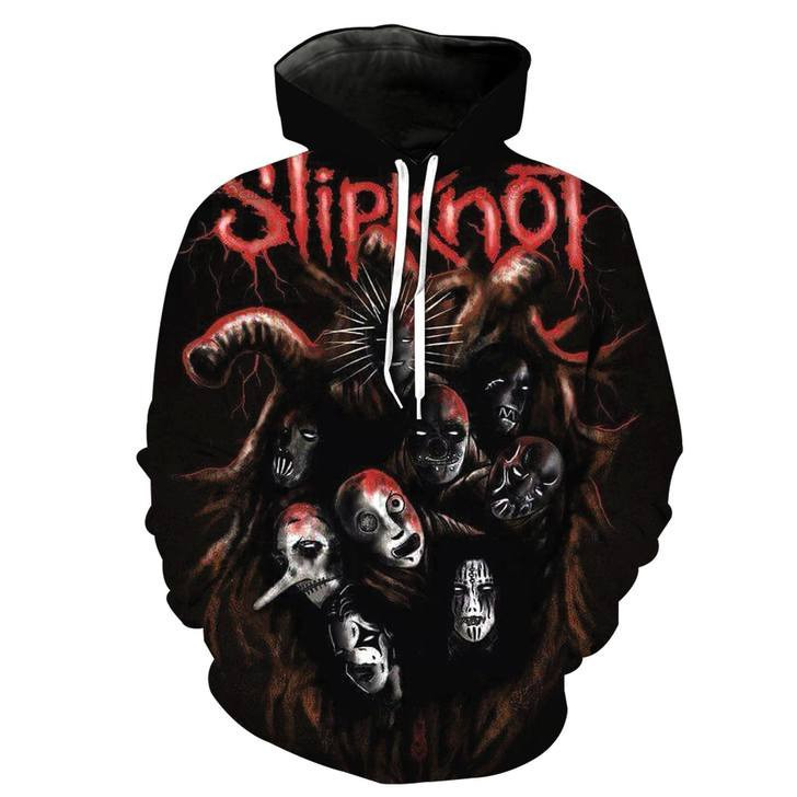 Slipknot 3D All Over Print Hoodie, Zip Hoodie