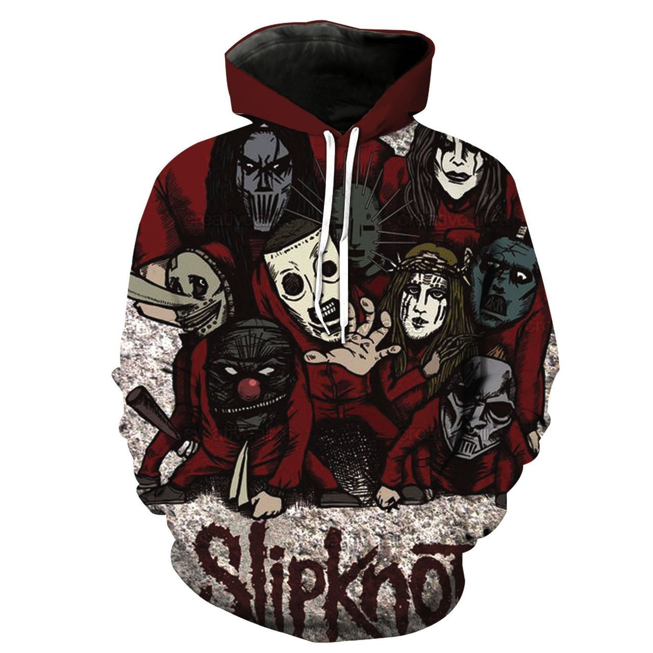 Slipknot 3D All Over Print Hoodie, Zip Hoodie
