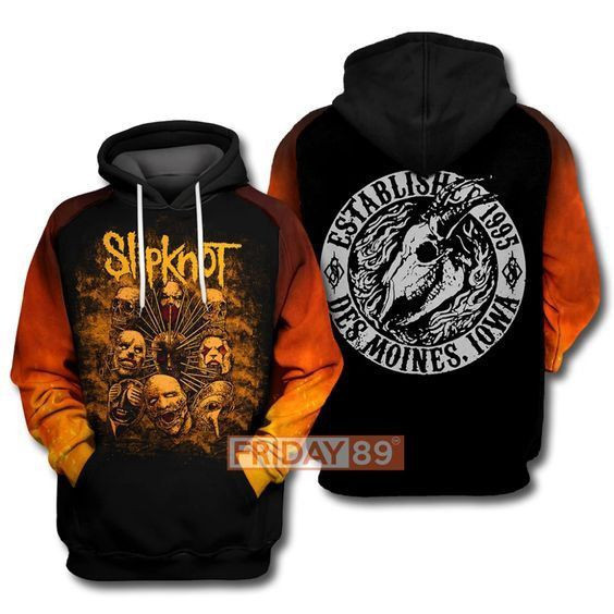 Slipknot 3D All Over Print Hoodie, Zip Hoodie