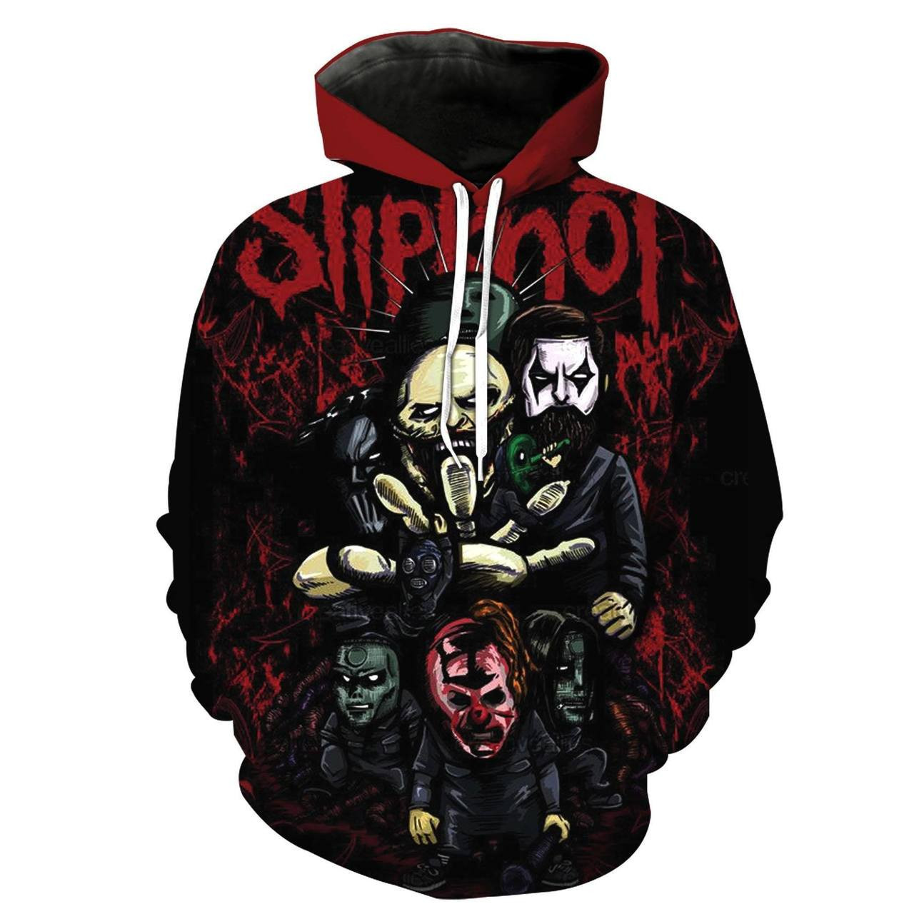 Slipknot 3D All Over Print Hoodie, Zip Hoodie