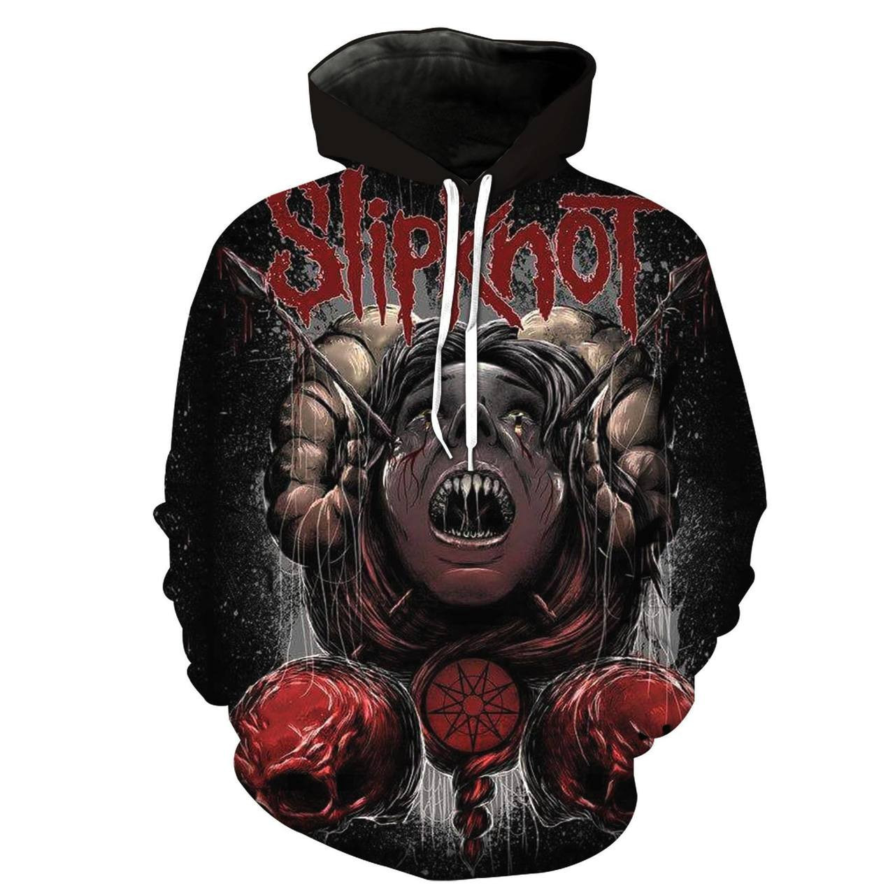 Slipknot 3D All Over Print Hoodie, Zip Hoodie