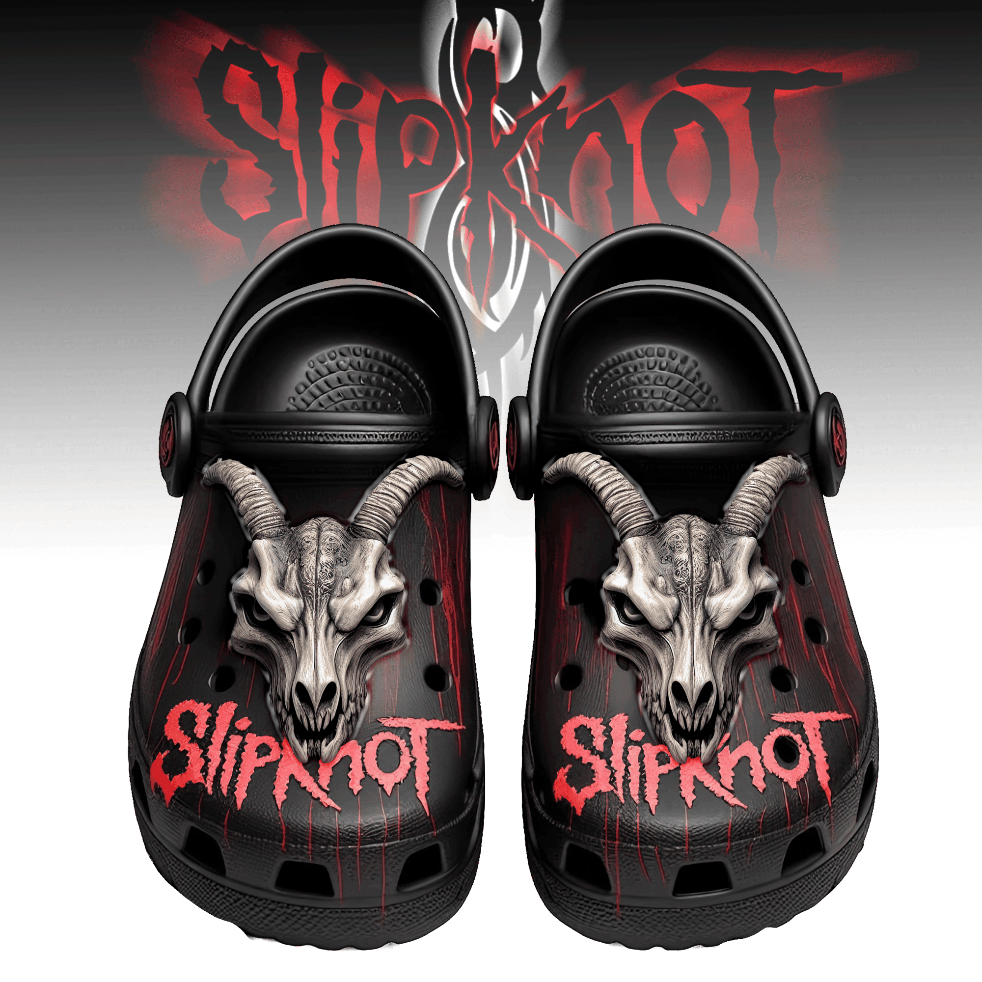 Slipknot Band Music Crocs Crocband Clogs Shoes Comfortable For Men Women and Kids
