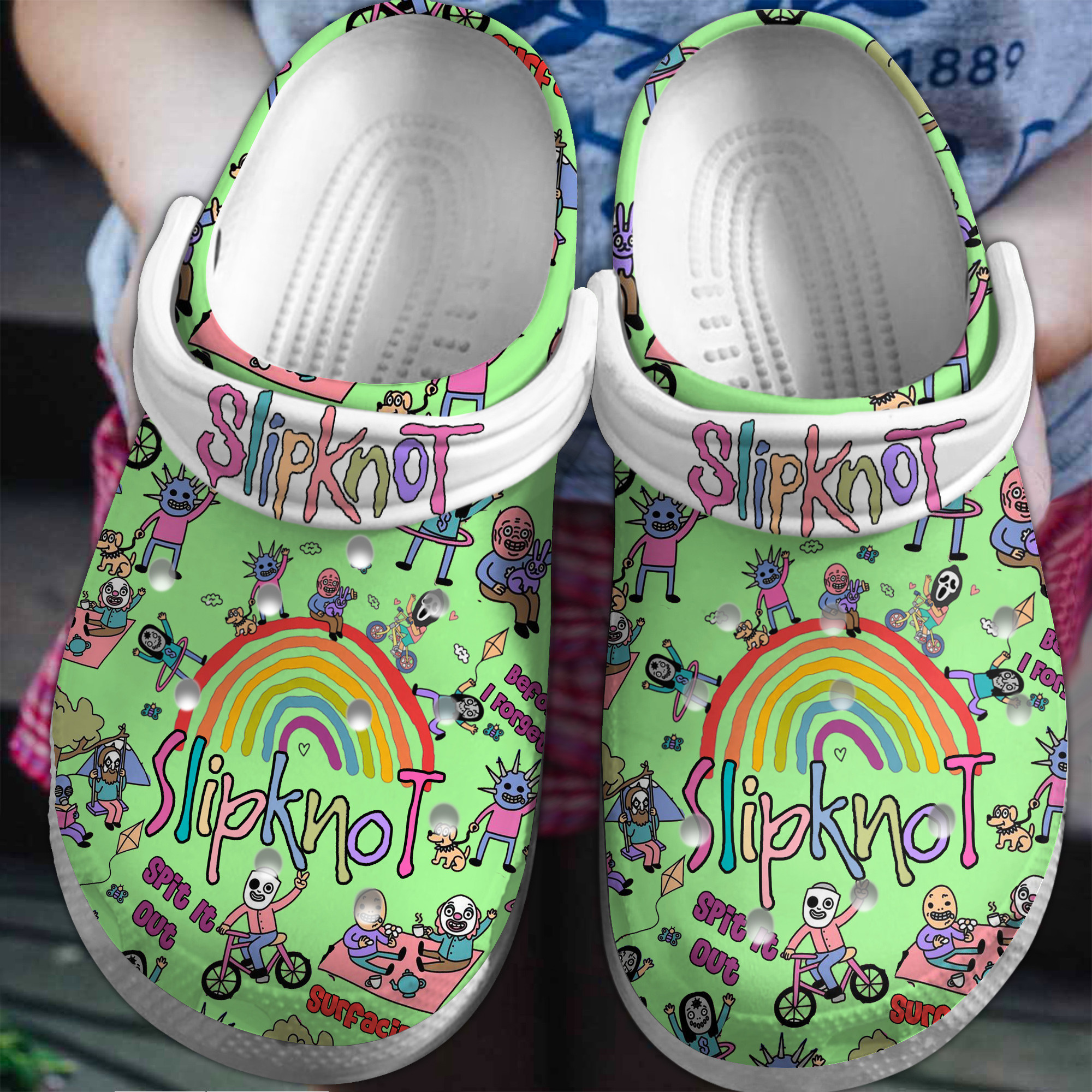 Slipknot Music Crocs Crocband Clogs Shoes Comfortable For Men Women and Kids