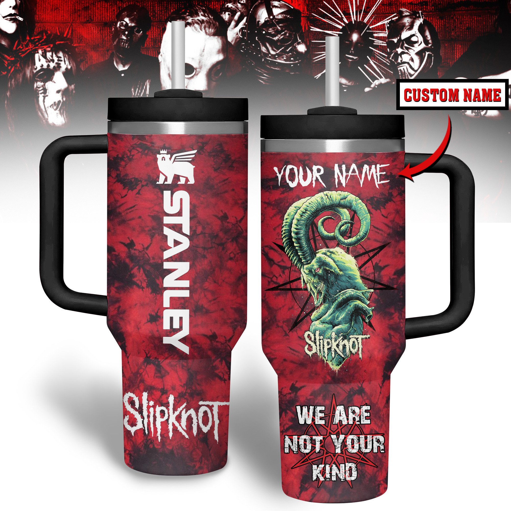 Slipknot Music Custom Stanley Cup 40 oz 30 oz Tumbler With HandleTVC2301179