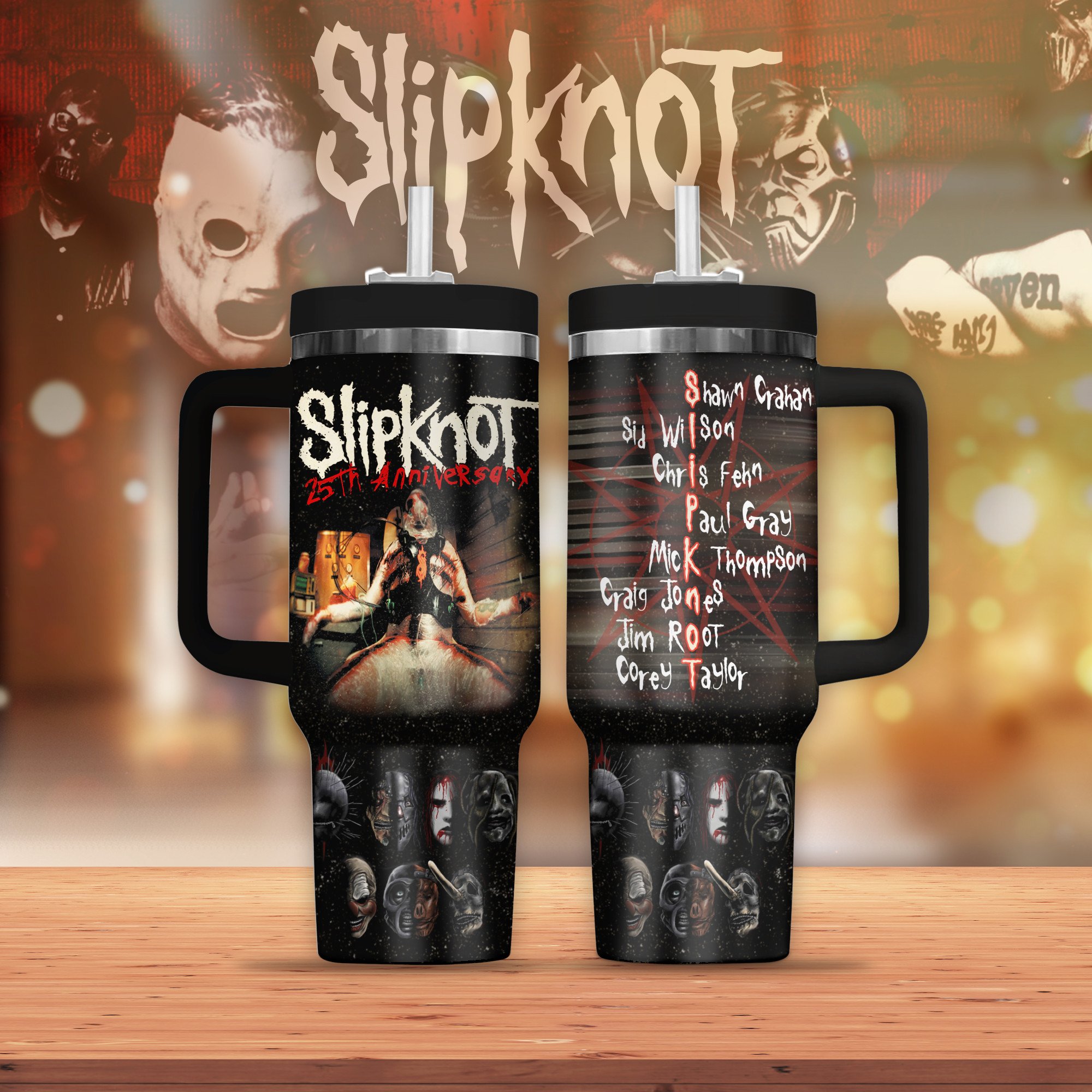 Slipknot Music Custom Stanley Cup 40 oz 30 oz Tumbler With HandleTVC2301301