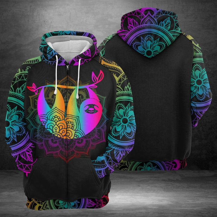 Sloth 3D All Over Print Hoodie, Zip Hoodie
