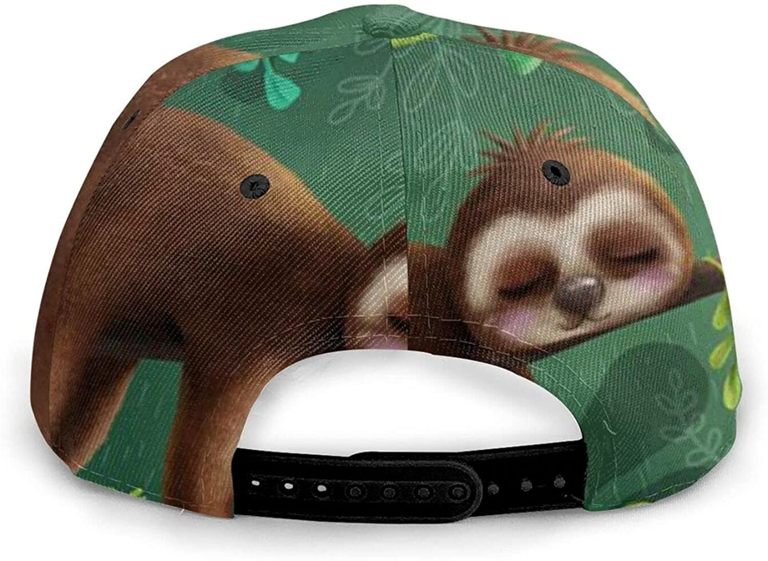 Sloth Classic Baseball 3D Cap Adjustable Twill Sports Dad Hats for Unisex Trucker Hats Custom Hats Gifts For Men & Women
