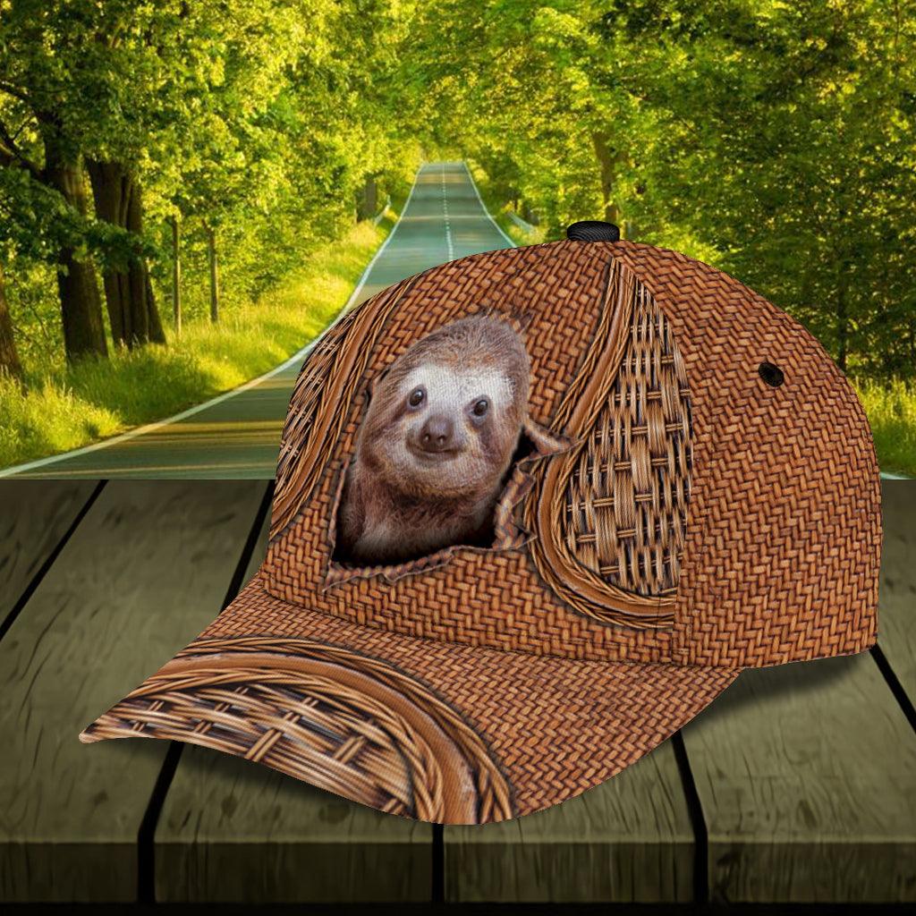 Sloth Classic Cap, Gift for Sloth Lovers Trucker Hats Custom Hats Gifts For Men & Women