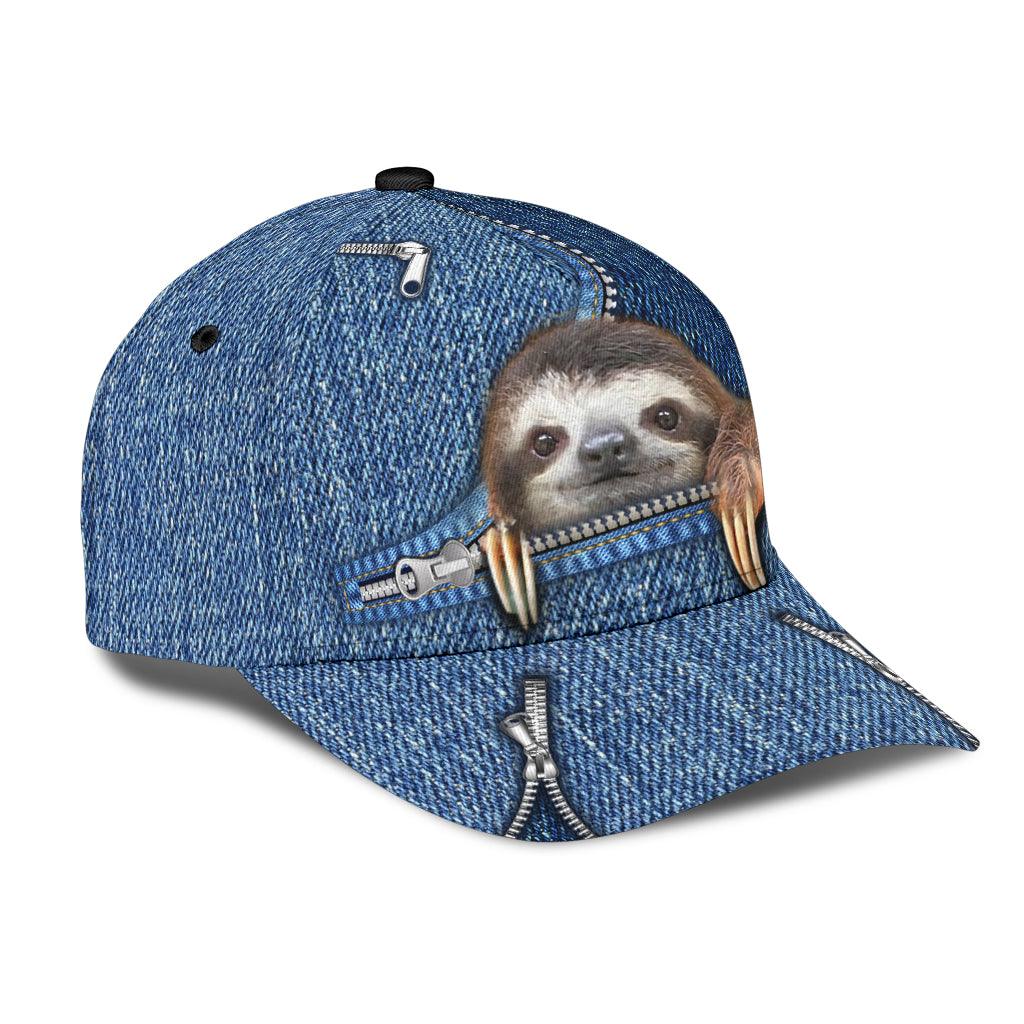Sloth Classic Cap, Gift for Sloth Lovers Trucker Hats Custom Hats Gifts For Men & Women