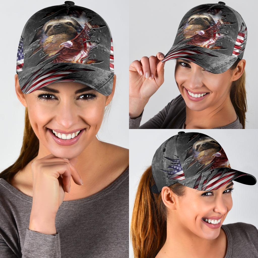Sloth Classic Cap, Gift for Sloth Lovers Trucker Hats Custom Hats Gifts For Men & Women