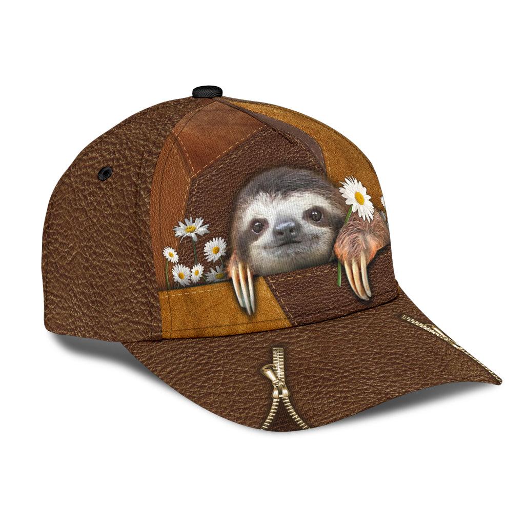Sloth Classic Cap, Gift for Sloth Lovers Trucker Hats Custom Hats Gifts For Men & Women