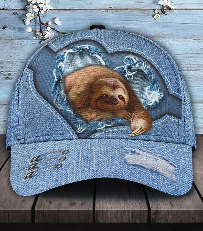 Sloth Classic Cap, Gift for Sloth Lovers Trucker Hats Custom Hats Gifts For Men & Women