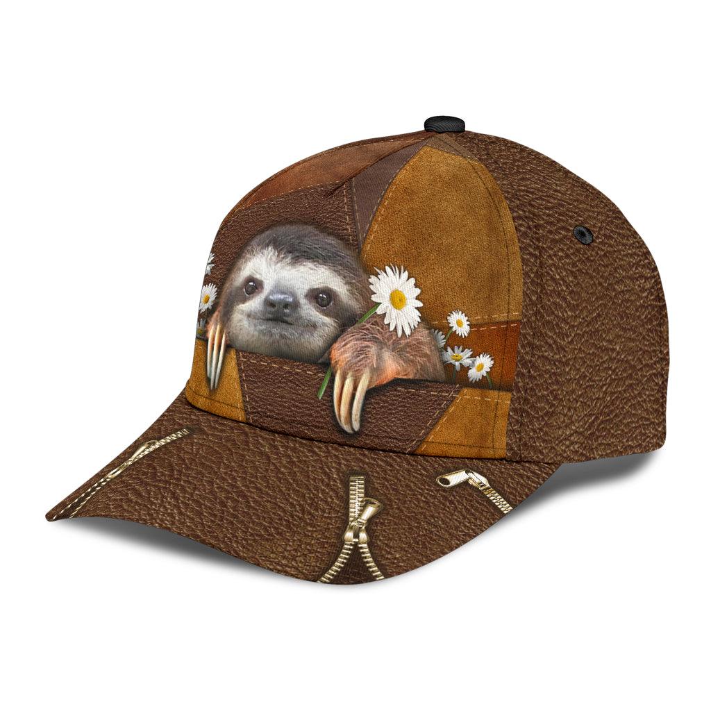 Sloth Classic Cap, Gift for Sloth Lovers Trucker Hats Custom Hats Gifts For Men & Women