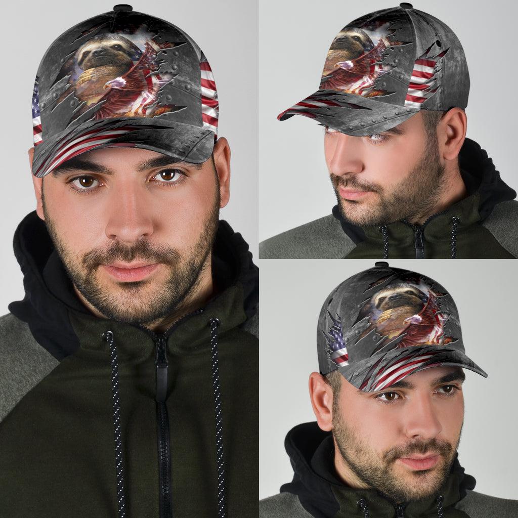 Sloth Classic Cap, Gift for Sloth Lovers Trucker Hats Custom Hats Gifts For Men & Women