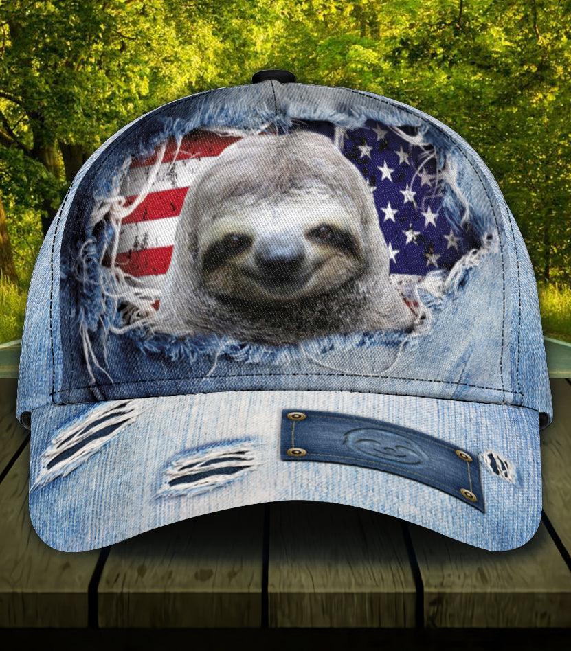 Sloth Classic Cap, Gift for Sloth Lovers Trucker Hats Custom Hats Gifts For Men & Women