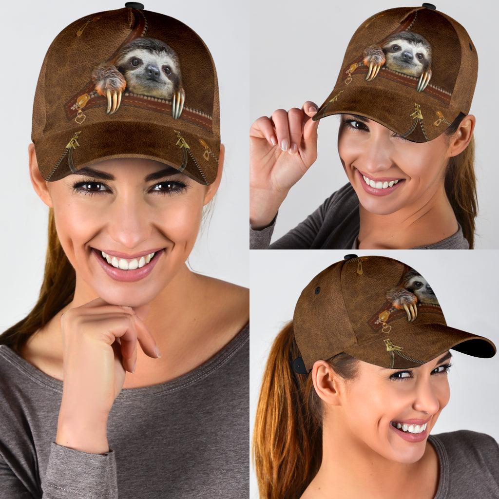 Sloth Classic Cap, Gift for Sloth Lovers Trucker Hats Custom Hats Gifts For Men & Women
