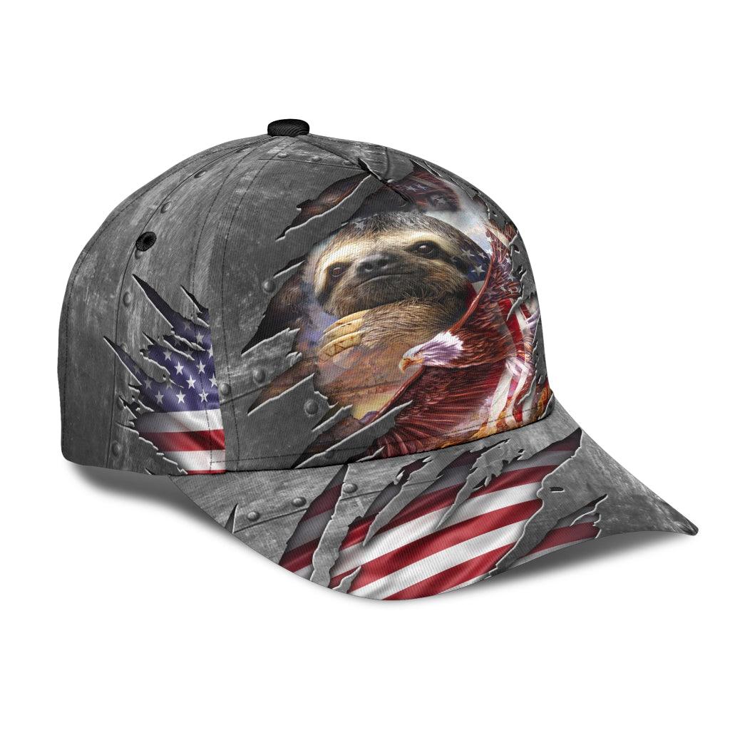 Sloth Classic Cap, Gift for Sloth Lovers Trucker Hats Custom Hats Gifts For Men & Women