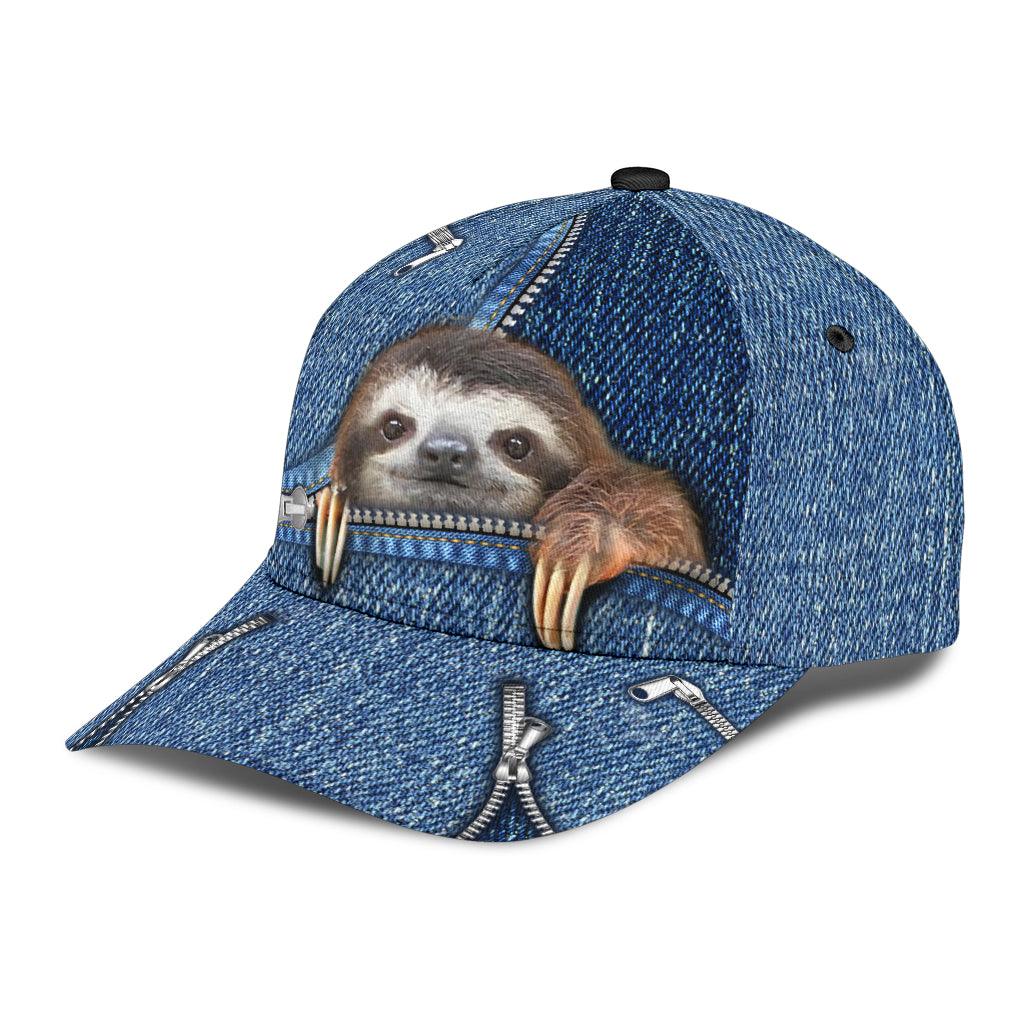 Sloth Classic Cap, Gift for Sloth Lovers Trucker Hats Custom Hats Gifts For Men & Women