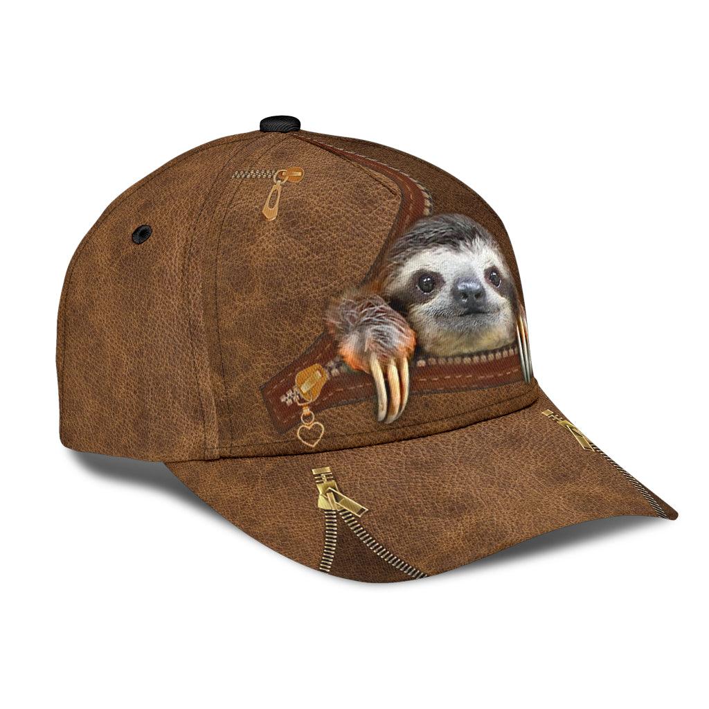Sloth Classic Cap, Gift for Sloth Lovers Trucker Hats Custom Hats Gifts For Men & Women