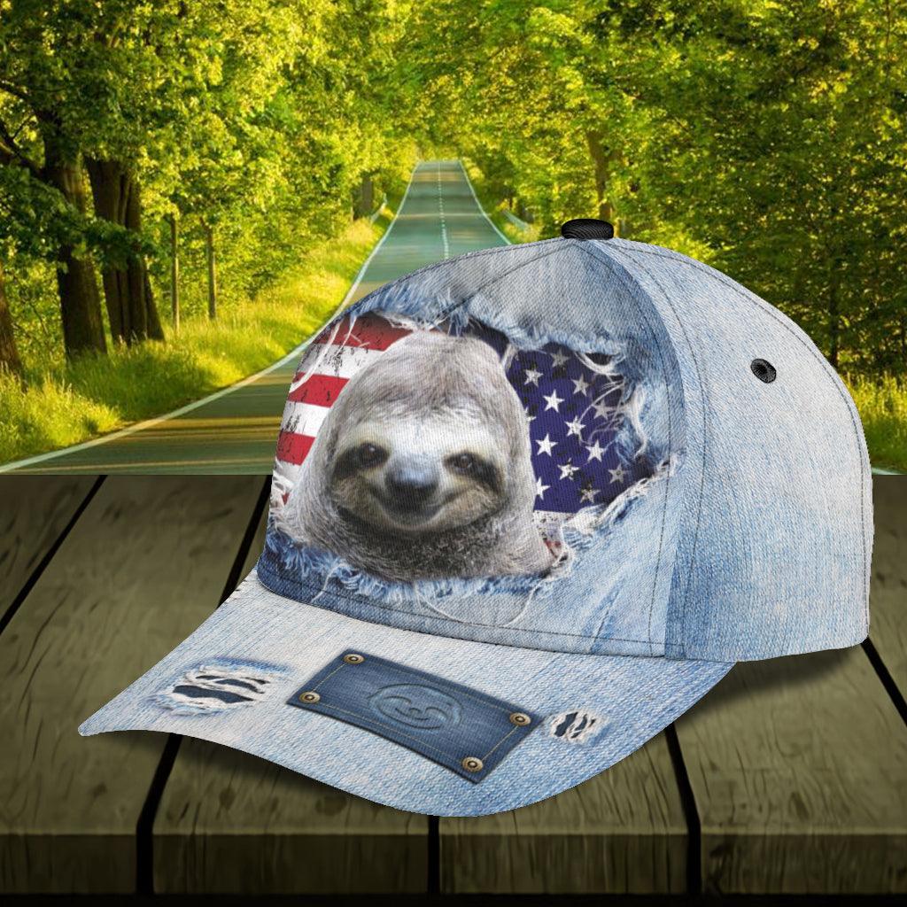Sloth Classic Cap, Gift for Sloth Lovers Trucker Hats Custom Hats Gifts For Men & Women