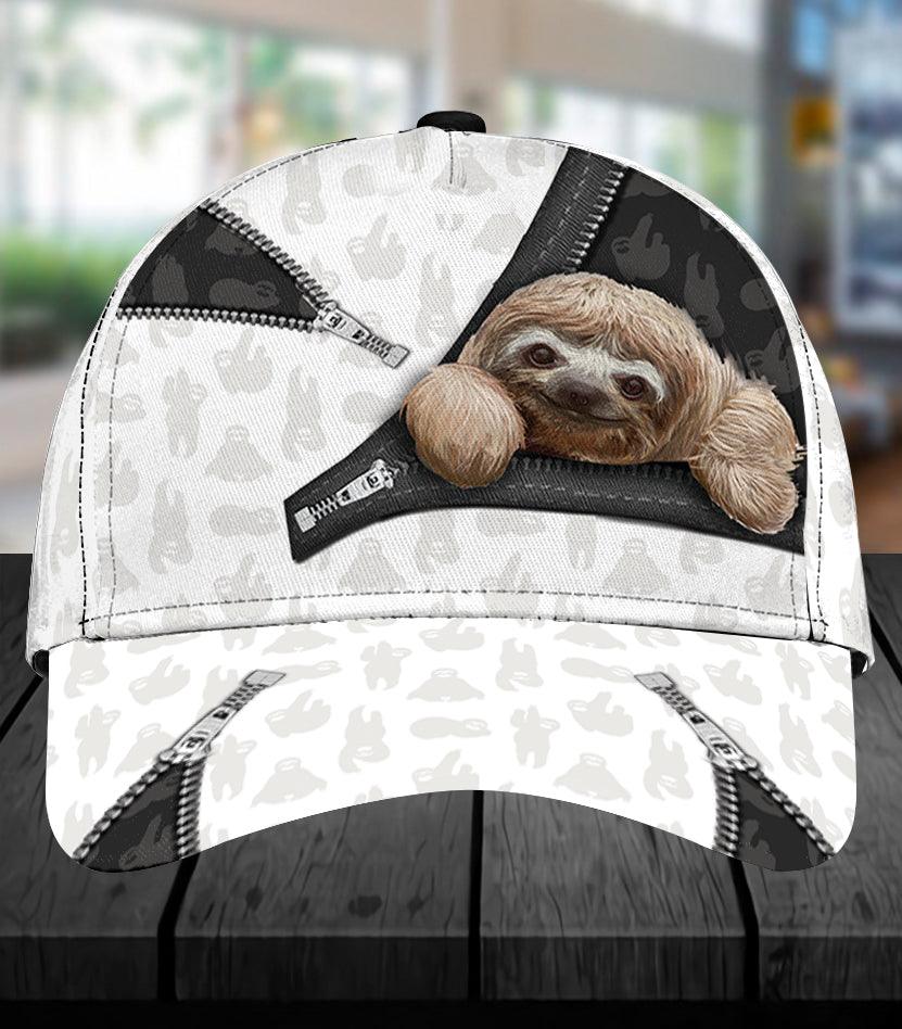 Sloth Classic Cap, Gift for Sloth Lovers Trucker Hats Custom Hats Gifts For Men & Women