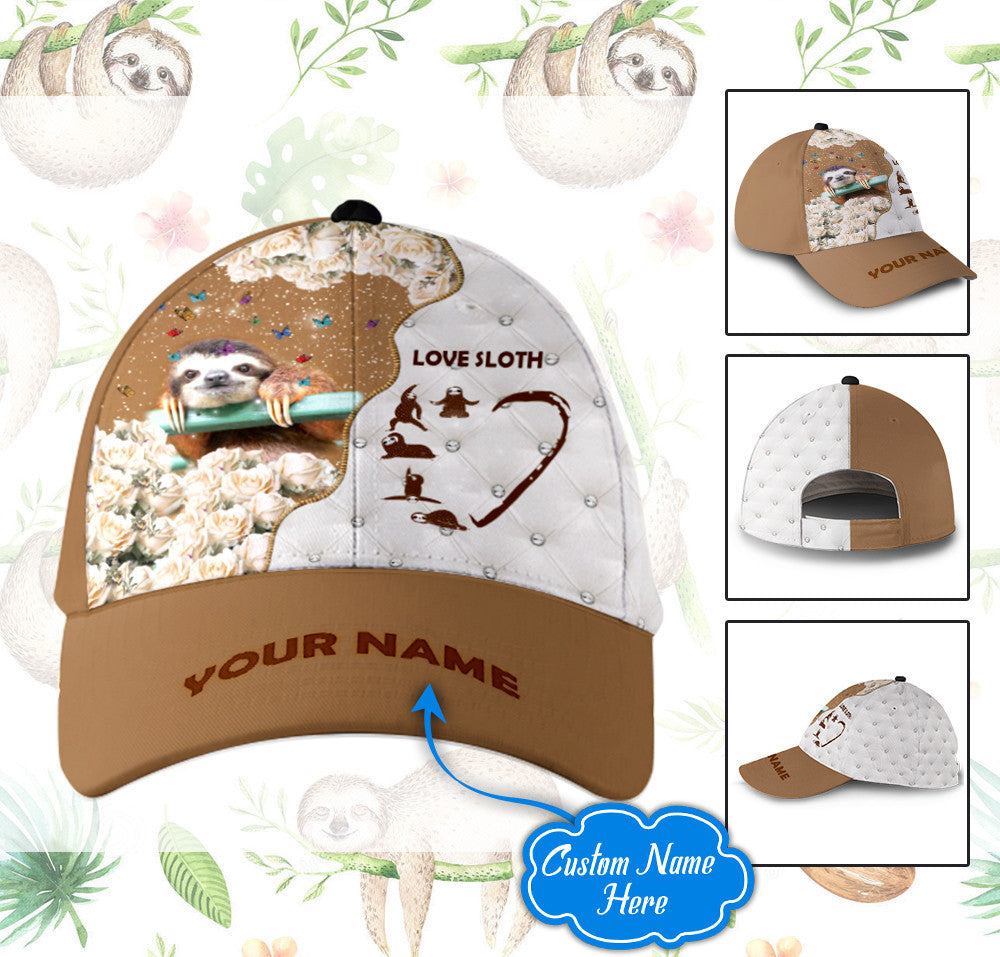 Sloth Customized Hat Classic Cap Trucker Hats Custom Hats Gifts For Men & Women