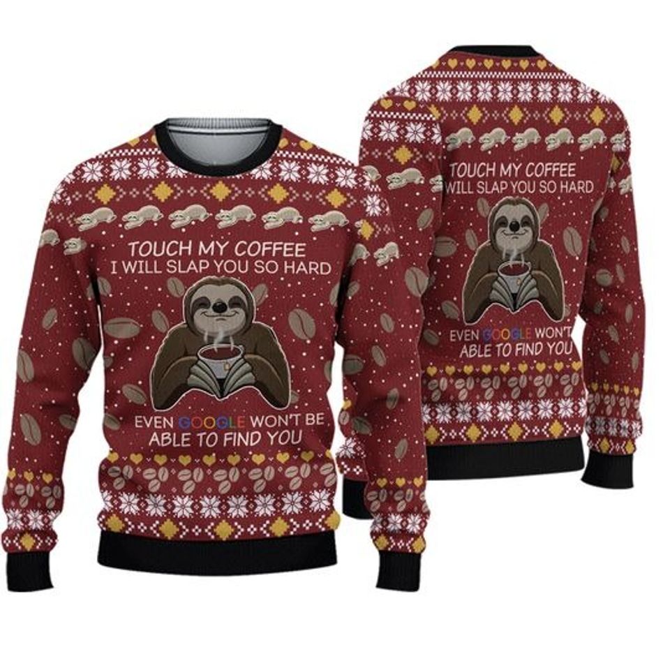 Sloth Cute Christmas Sweater