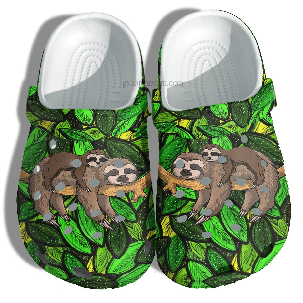 Sloth Grandma Grandaughter Sloth Croc Shoes Mother Day- Sloth Lazy Lover Shoes For Women