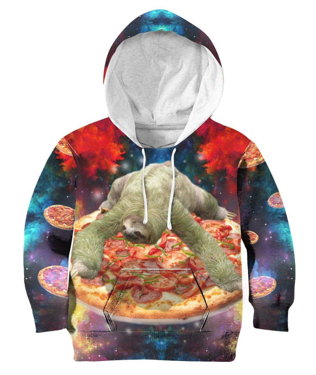 Sloth Pizza 3D All Over Print Hoodie, Zip Hoodie