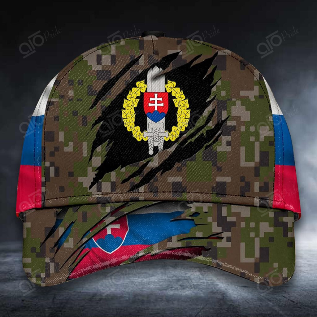 Slovak Armed Forces Camo 3D Unisex Cap Trucker Hats Custom Hats Gifts For Men & Women
