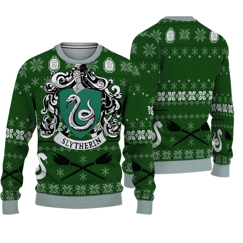 Slytherins Ugly Christmas Ugly Sweater
