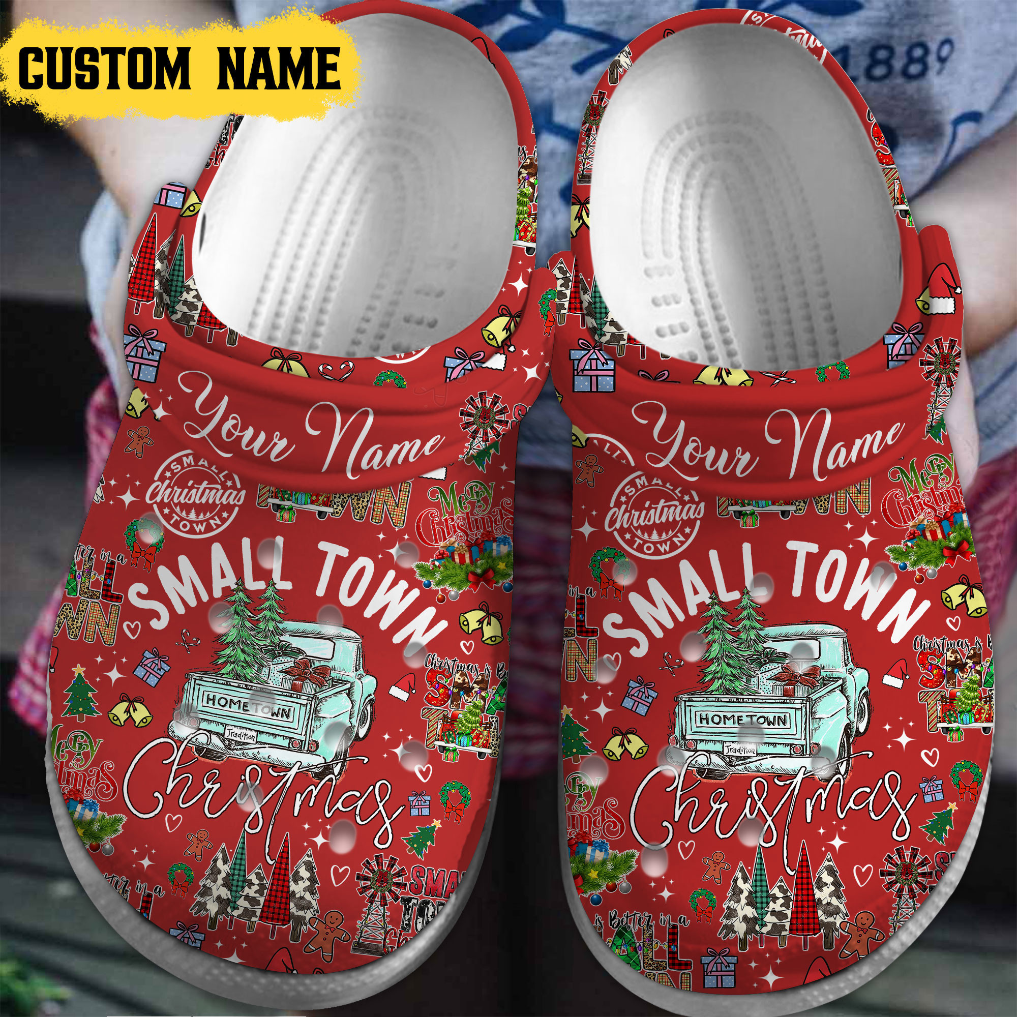 Small Town Christmas Movie Crocs Crocband Clogs Shoes Comfortable For Men Women and Kids