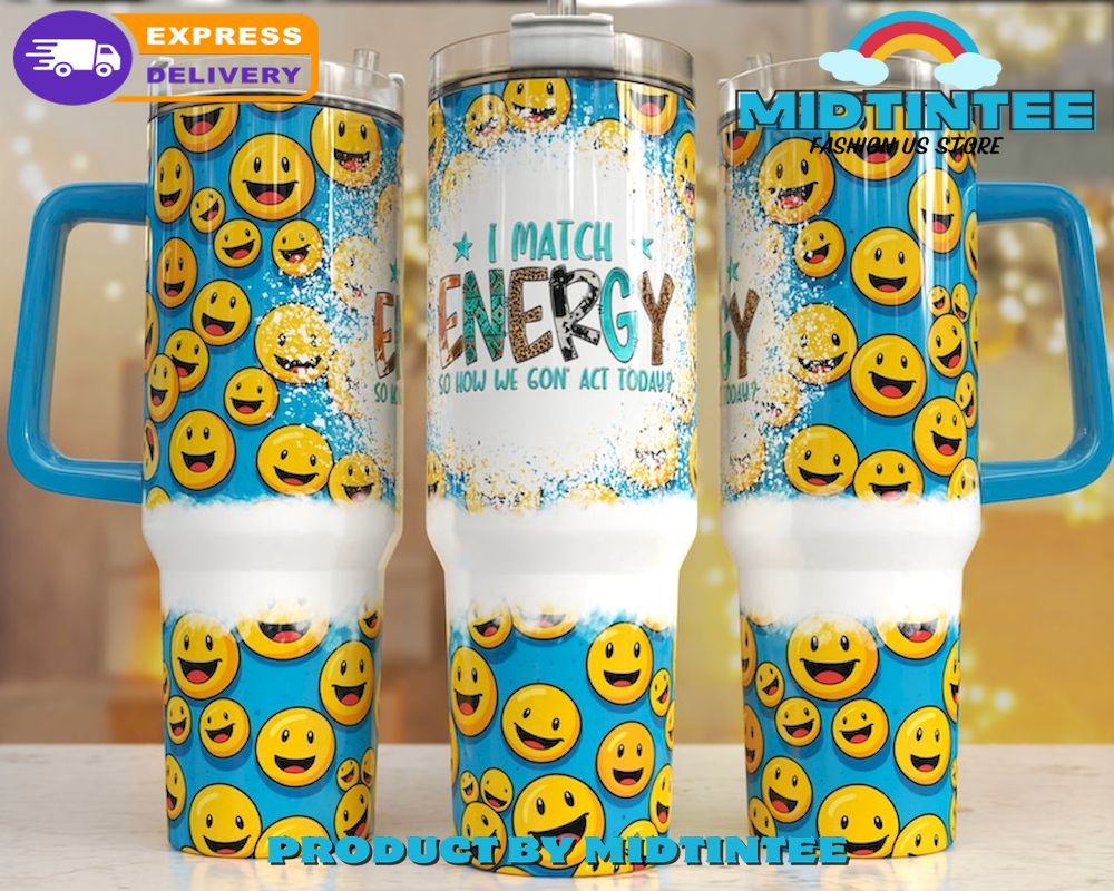 Smiley Face Custom Stanley Cup 40 oz 30 oz Tumbler With HandleTVC2301905