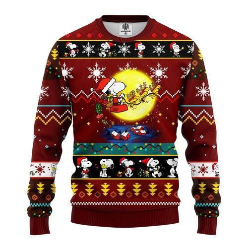 Snooby Ugly Christmas Sweater Adult 3D Funny Matching for family