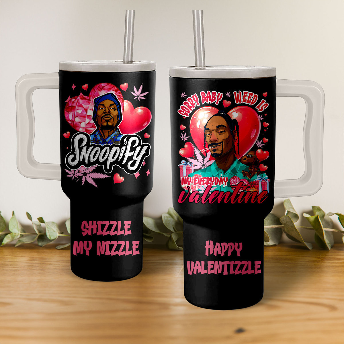 Snoop Dogg Funny Valentine Music Custom Stanley Cup 40 oz 30 oz Tumbler With HandleTVC2301153