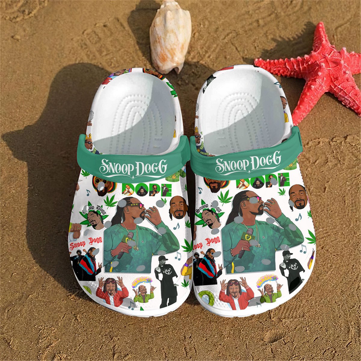 Snoop Dogg Music Crocs Crocband Clogs Shoes Comfortable For Men Women and Kids
